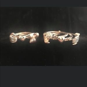‼️SOLD‼️♥️Antique Fede Gimmel Sterling Rings♥️